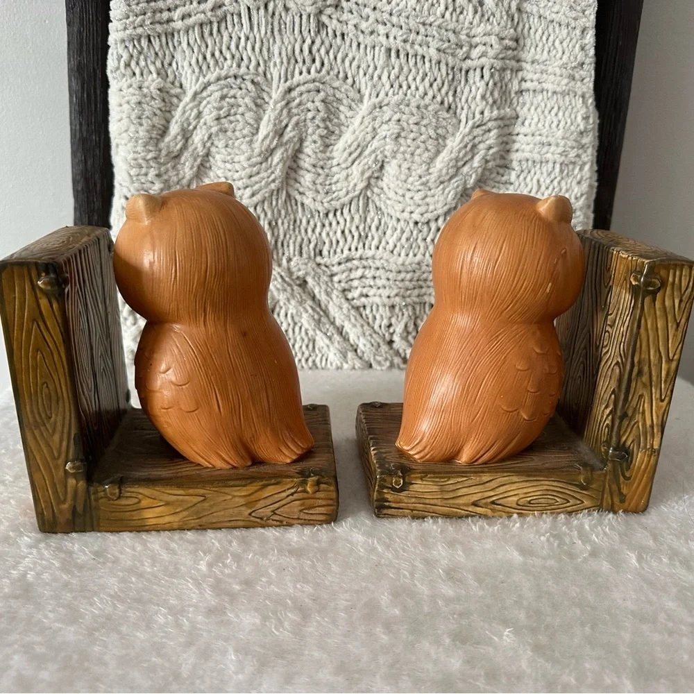 Vintage Lefton Owl Bookends
